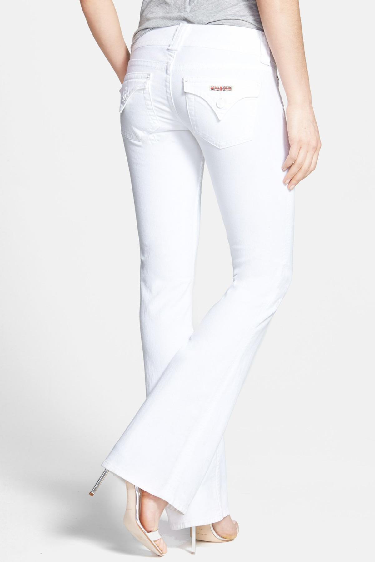 Lyst Hudson Jeans Signature Flap Pocket Bootcut Jean In White